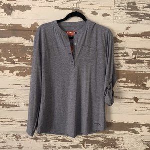 SIMMS Long Sleeve Henley Top